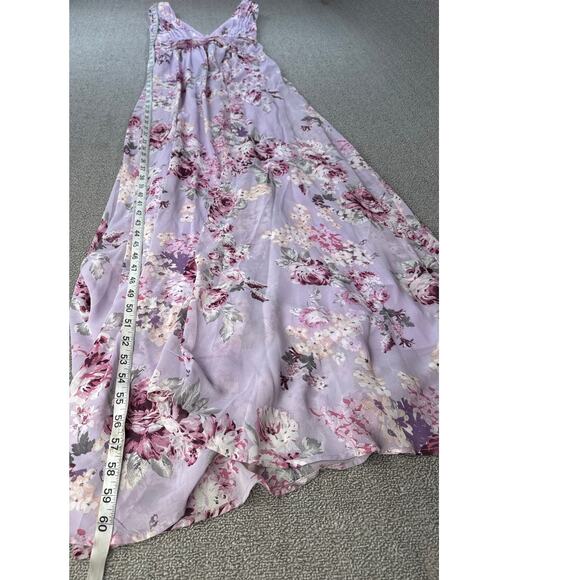 Lulus Garden Meandering Floral Sleeveless Lavender Maxi Dress Size XS - Picture 9 of 10
